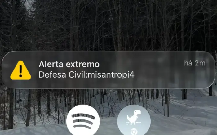 Falso alerta da Defesa Civil atingiu cerca de 30 milhões em 8 estados